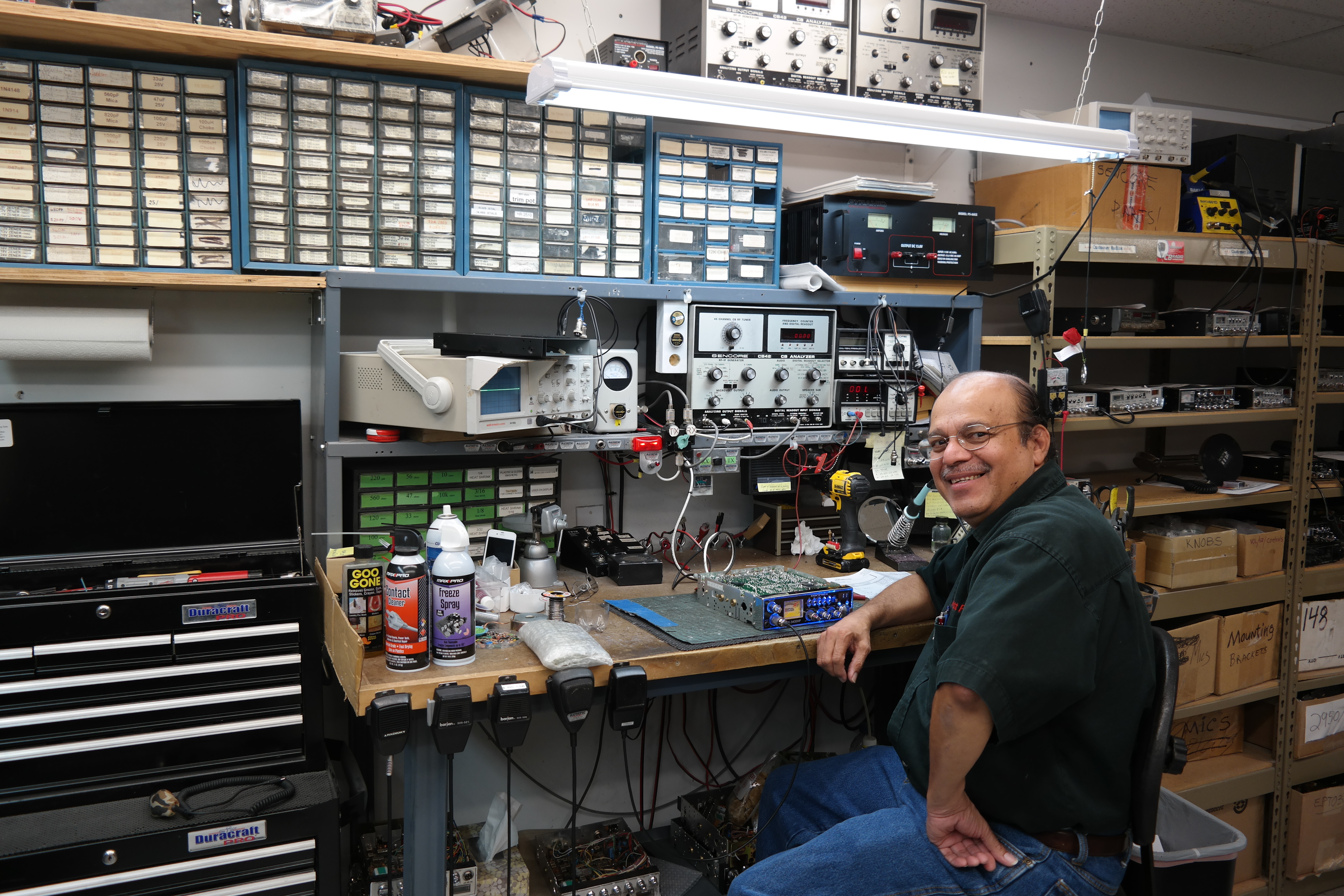 Technician Orlando at work