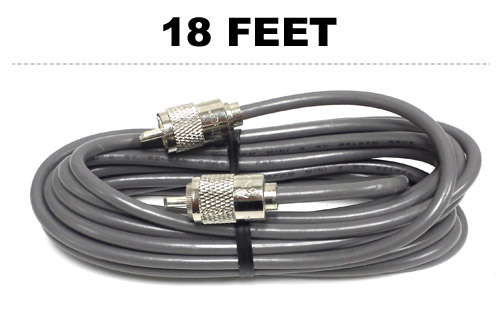 Ppxxj Procomm Rg58 Cb Coax Cable With Pl259 Connectors