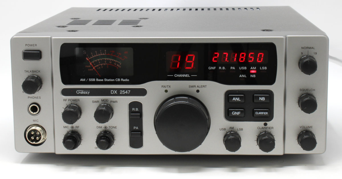 Galaxy DX 2547 Galaxy CB Base Station Radio Walcott Radio