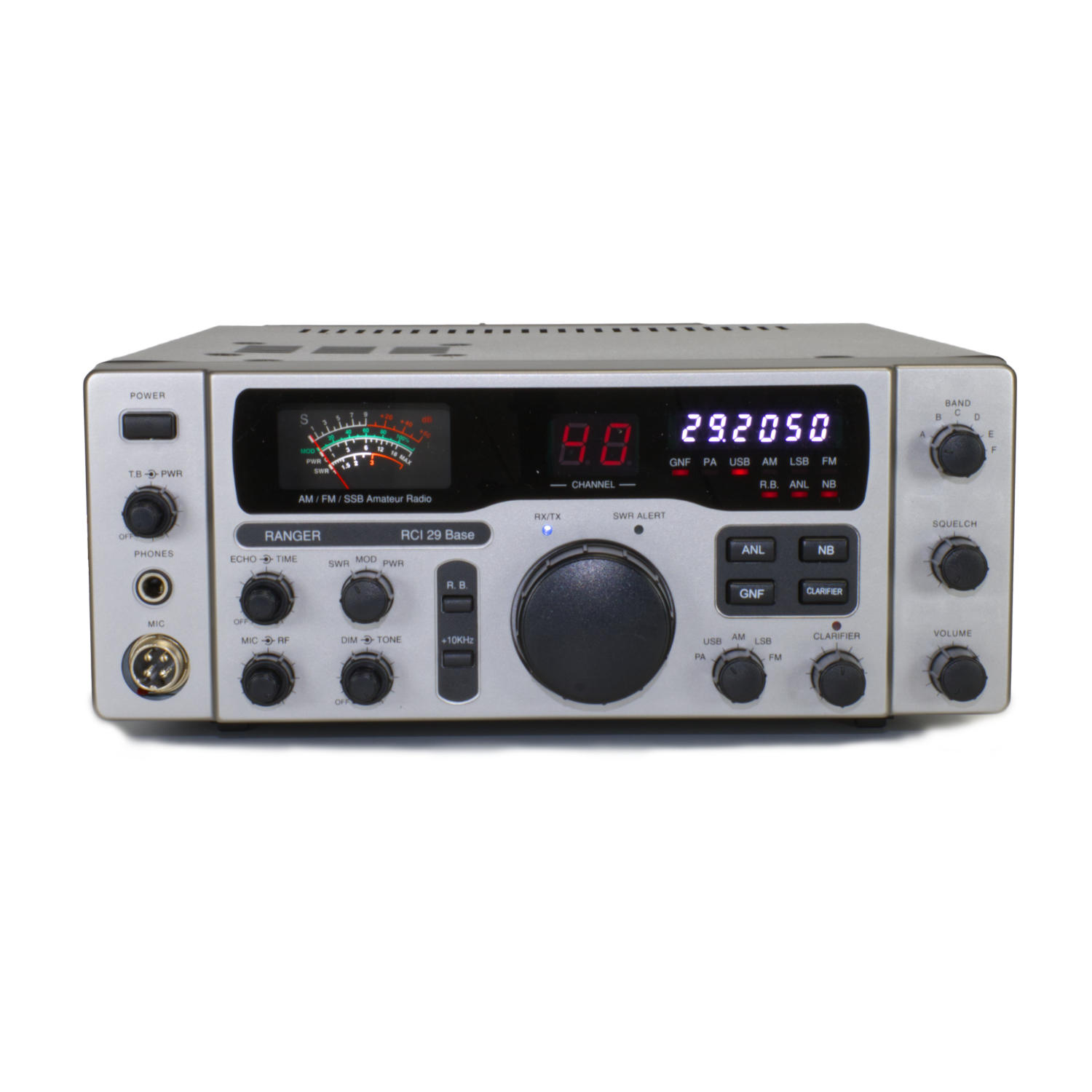 Ranger 29 Base 10 Meter Base Radio with Dual Fans - 80 Watts