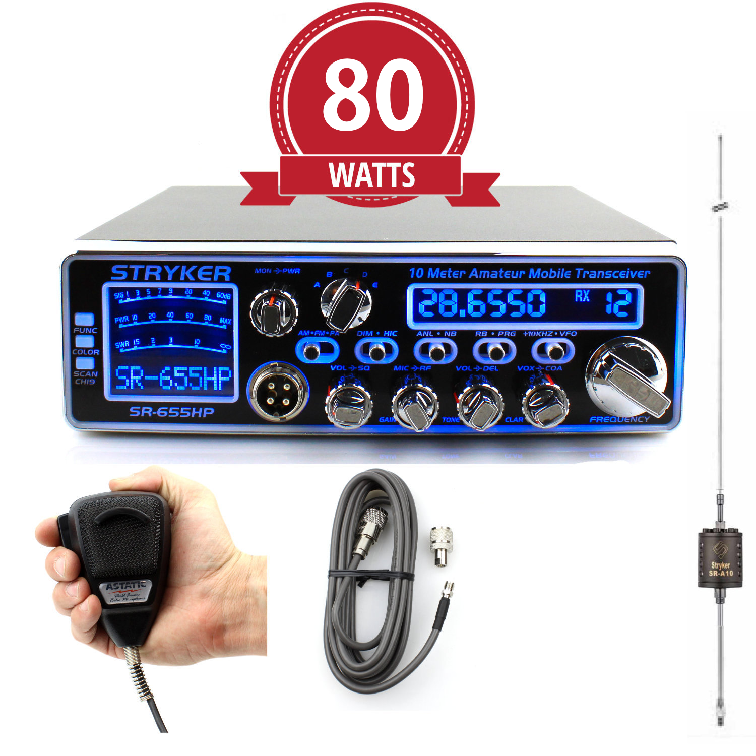 Stryker SR655HPC Complete Package Deal Big Radio Starter Kit
