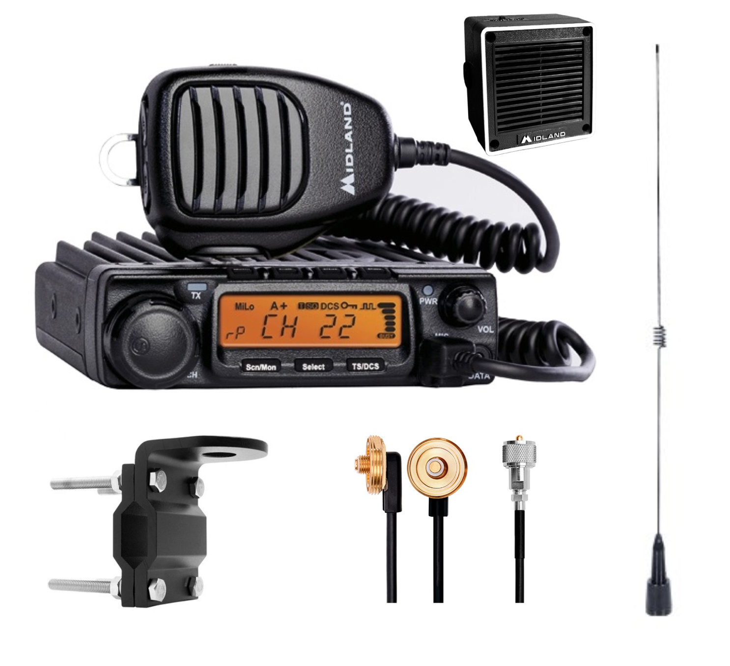 Midland GMRS MXT400B2 40 Watt Radio Kit Walcott Radio