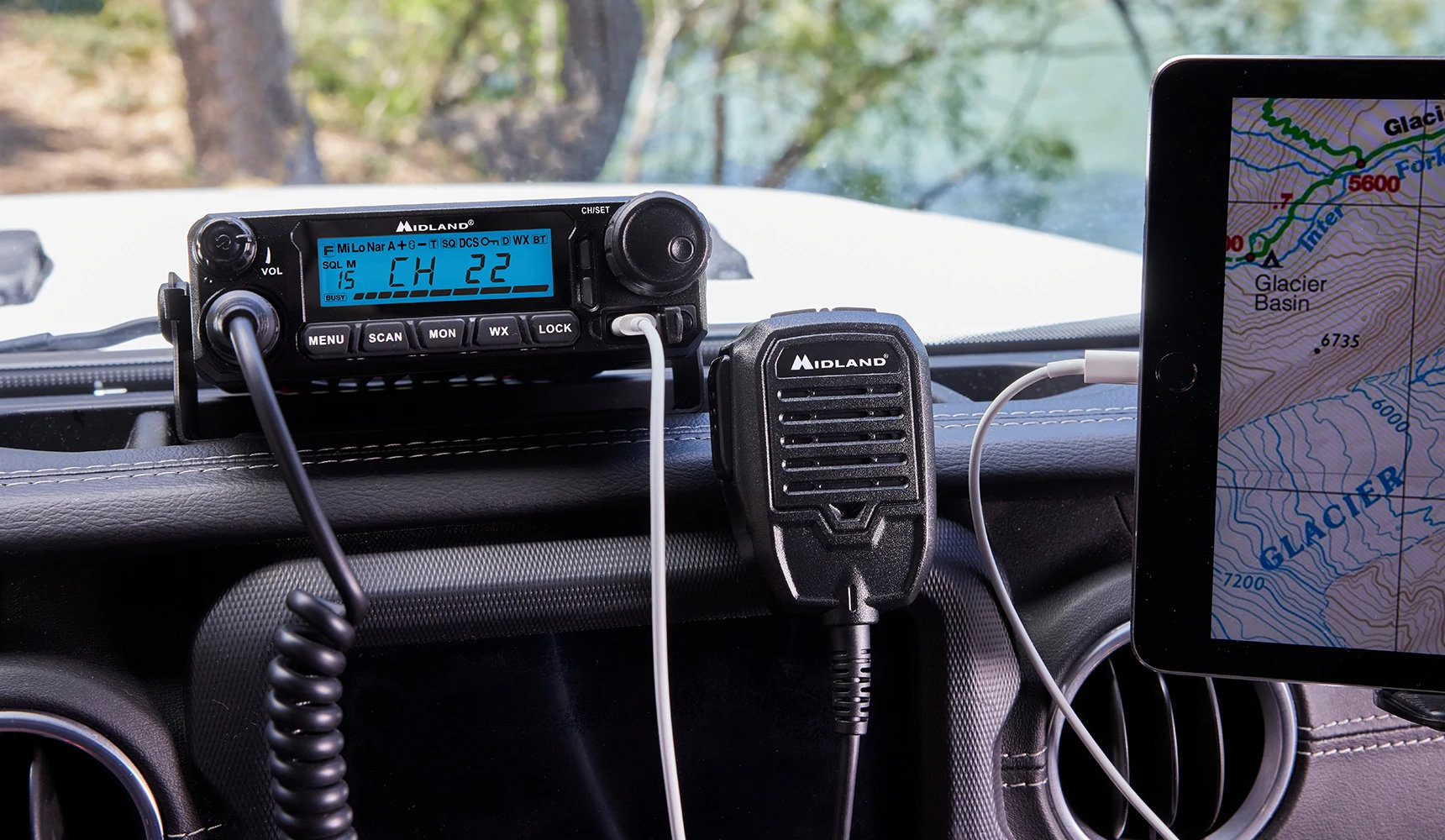 Midland MXT500 MicroMobile GMRS TwoWay Radio with 50 Watts