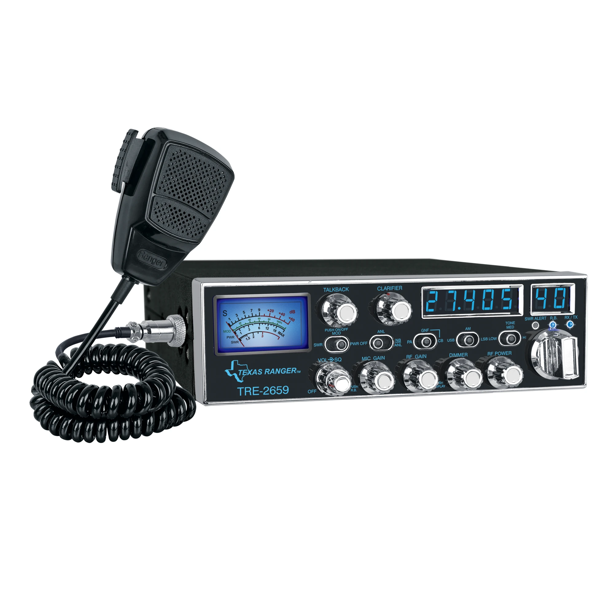 Texas Ranger TRE-2659 CB Radio AM / SSB & Frequency Counter