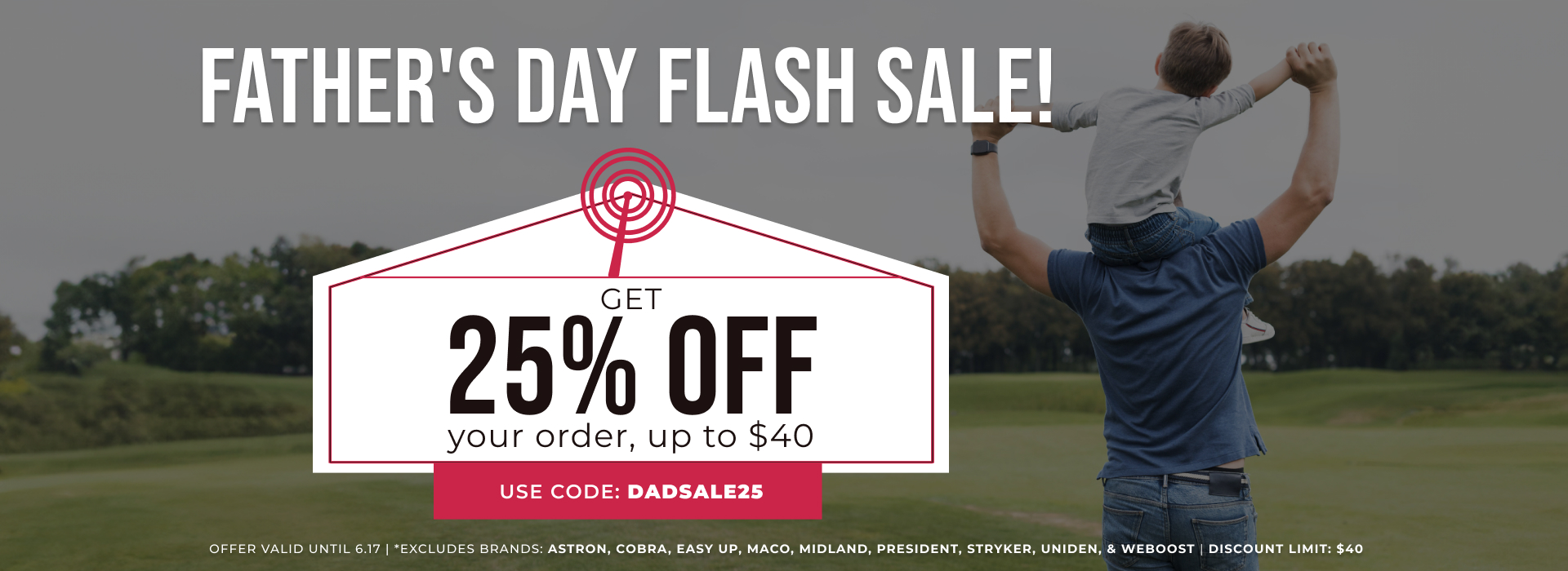 Get 25 off your order total up to 40