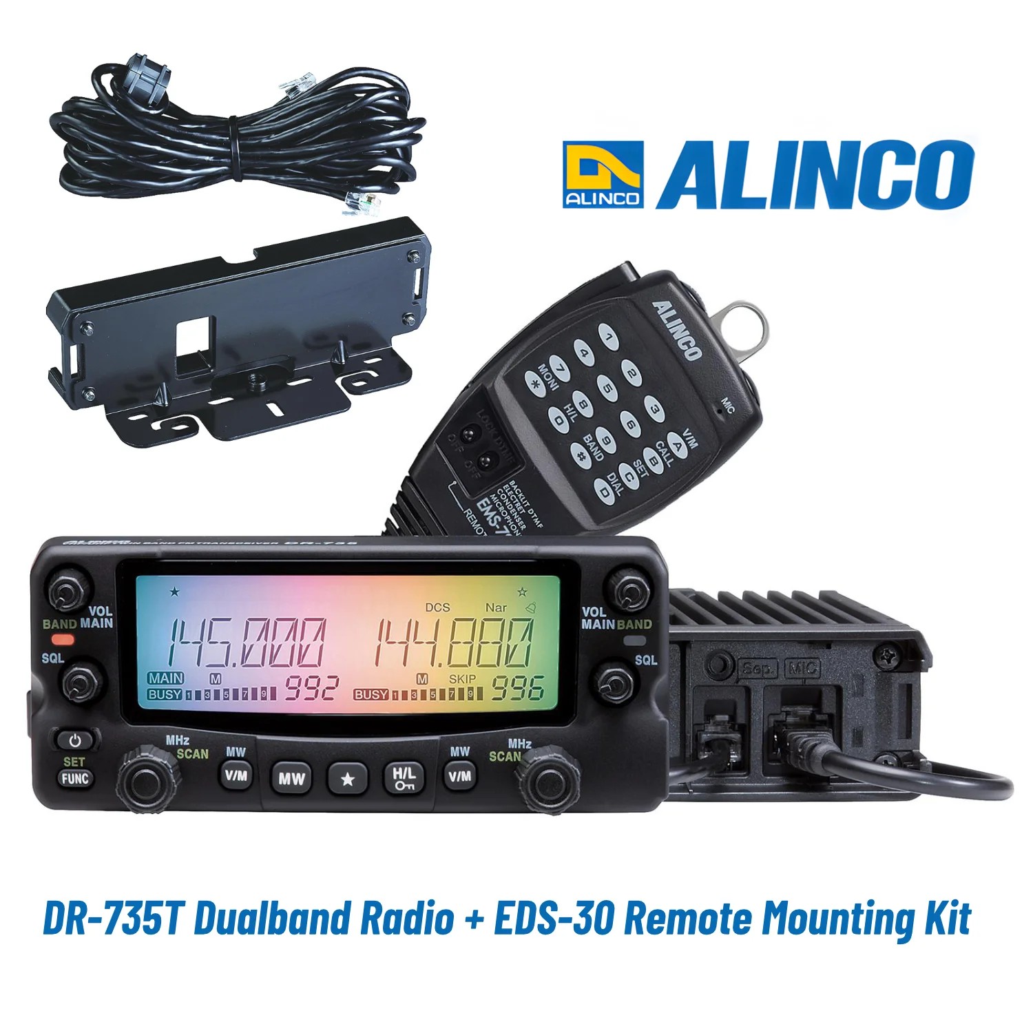 Alinco DR-735T with EDS-30 Separation Kit Package