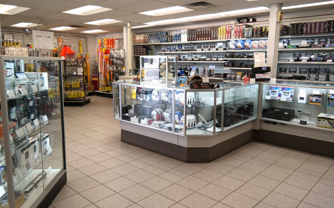 Inside our retail store