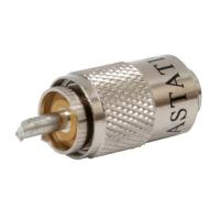 Replacement PL259 connector for Base Station coax cable like RG8U - Astatic Brand - No Reducer
