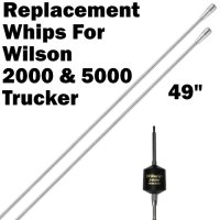 Pair of 49" Replacement Whips for Wilson 2000 &amp; 5000 Trucker Antennas