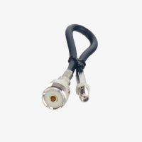 6SMAF-UHFF SMA Female to UHF Female Adapter Cable