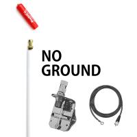 Firestik FG3648W 3' No Ground Plane CB Antenna Kit - WHITE