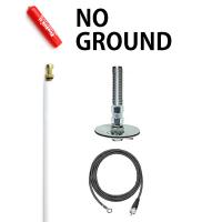 Firestik FG2DDW 2' No Ground Plane CB Antenna Kit - WHITE
