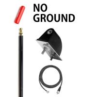 Firestik LG4M2B 4' No Ground Plane CB Antenna Kit - BLACK