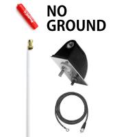 Firestik LG4M2W 4' No Ground Plane CB Antenna Kit - WHITE
