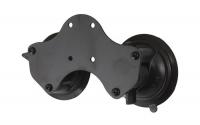 RAM Double Suction Cup Base with Universal AMPs Hole Pattern RAM-B-189BU