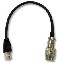 RJ45 to 4-Pin Microphone Adapter Cable