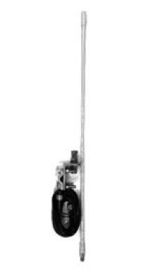Two Foot CB Antenna Kit - White - With Coax and Mount