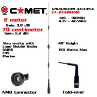 Comet CA-2X4SRNMO Dual Band NMO Antenna