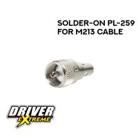 Solder-On PL-259 Connector for Driver Extreme M213 Cable