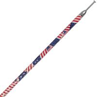 Skipshooter S4 4' 3000 Watt Fiberglass CB Antenna - American Flag