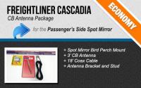 Freightliner Cascadia Spot Mirror Antenna System Package