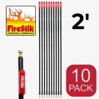 Firestik 2' Tunable Tip CB Antenna  Black - 10 Pack