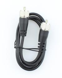 3\' HS803PL - RG58 Coax Cable with Crimped PL-259 Connectors