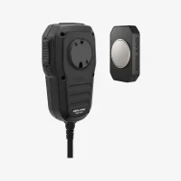 Midland MAV60 magnet mount holder used with the microphone of a MicroMobile GMRS radio