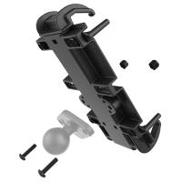 AMPS hole pattern and diamond base for a cell phone mount