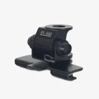 Adjustable ham radio antenna mount for trunk lids or lips