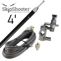 Skipshooter 4' Black CB Antenna Package