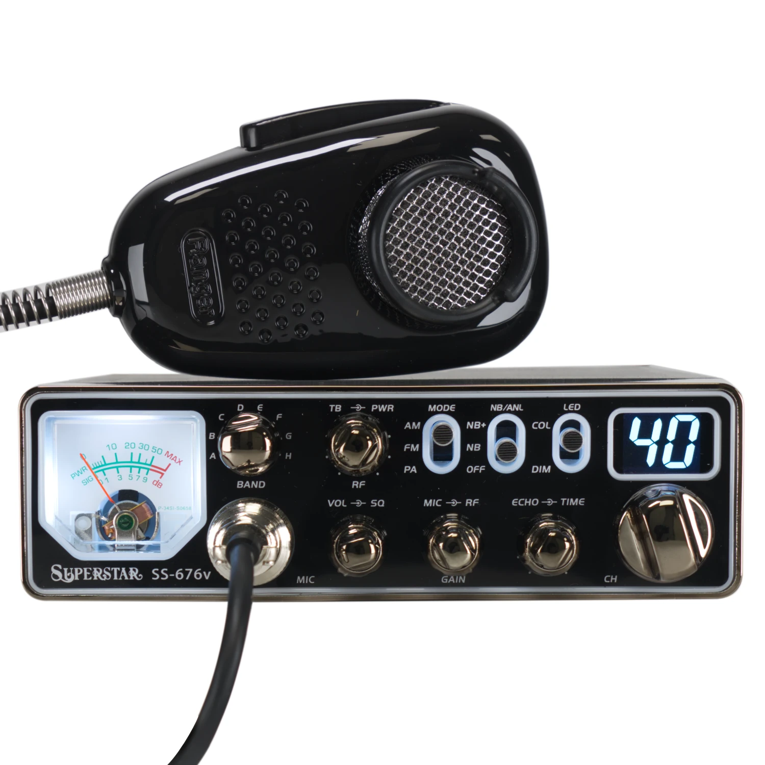SuperStar SS-676 Compact 10 Meter Radio
