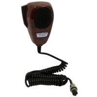 Roadpro TM-2007WG Amplified Noise Canceling Microphone with Wood Grain Case