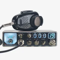 texas ranger tre-2617 cb radio with light blue multi-color display lights