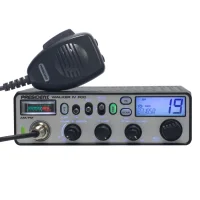President Walker IV CB radio shown with light blue display lights
