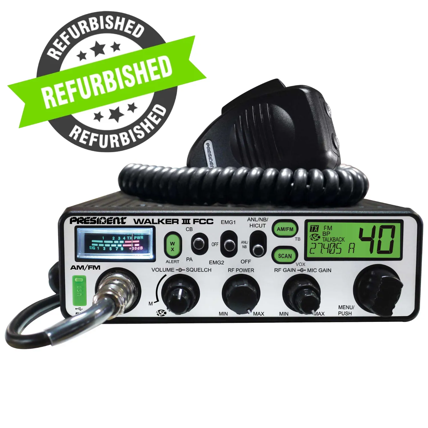Refurbished President Walker III FM