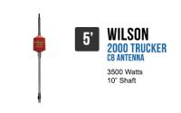 Wilson Trucker 2000 Antennas 10" Shaft - Red