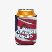 Walcott Radio Koozie with American Flag Print
