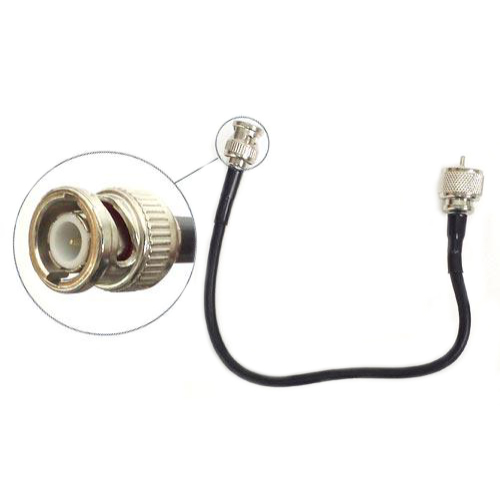 BNC (M) to PL-259 (M) 1ft Coax Adapter Cable