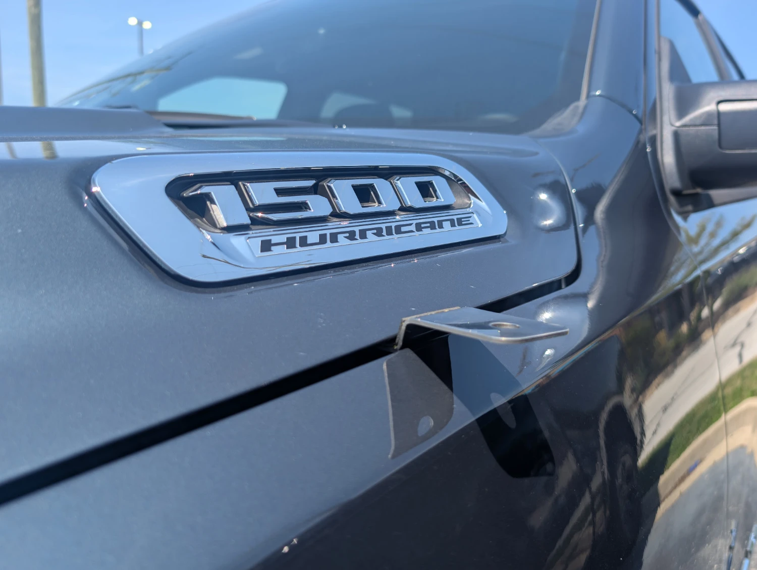 hood Antenna mount for dodge ram 1500