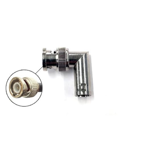 BNC Male to BNC Female Right Angle Coax Adapter 402648
