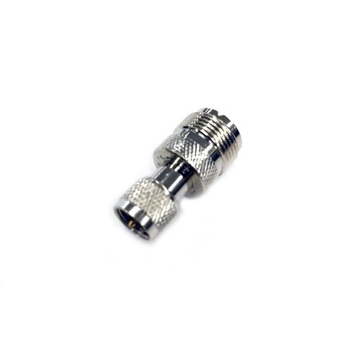 Mini-UHF Male to UHF Female SO-239 Coax Adapter 407610