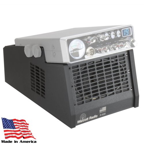 K-620 Base Unit for Anytone AT-6666/Pro / Stryker SR447HPC / Radioddity QT-80 / SuperStar SS-676 | DC Power Supply, Radio Stand, Fan, and Speaker all in one.