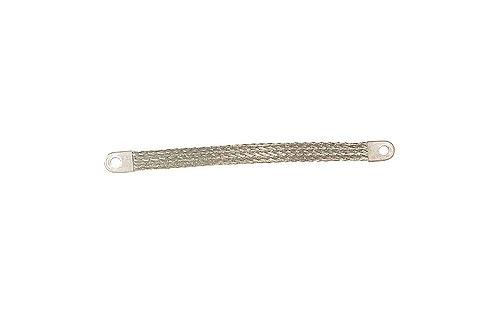12 inch Braided Ground Strap with Round Connectors
