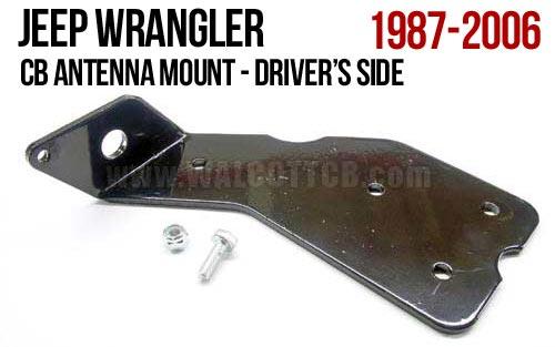 CBML - Jeep Wrangler CJ, TJ, YJ Antenna Mount Driver Side