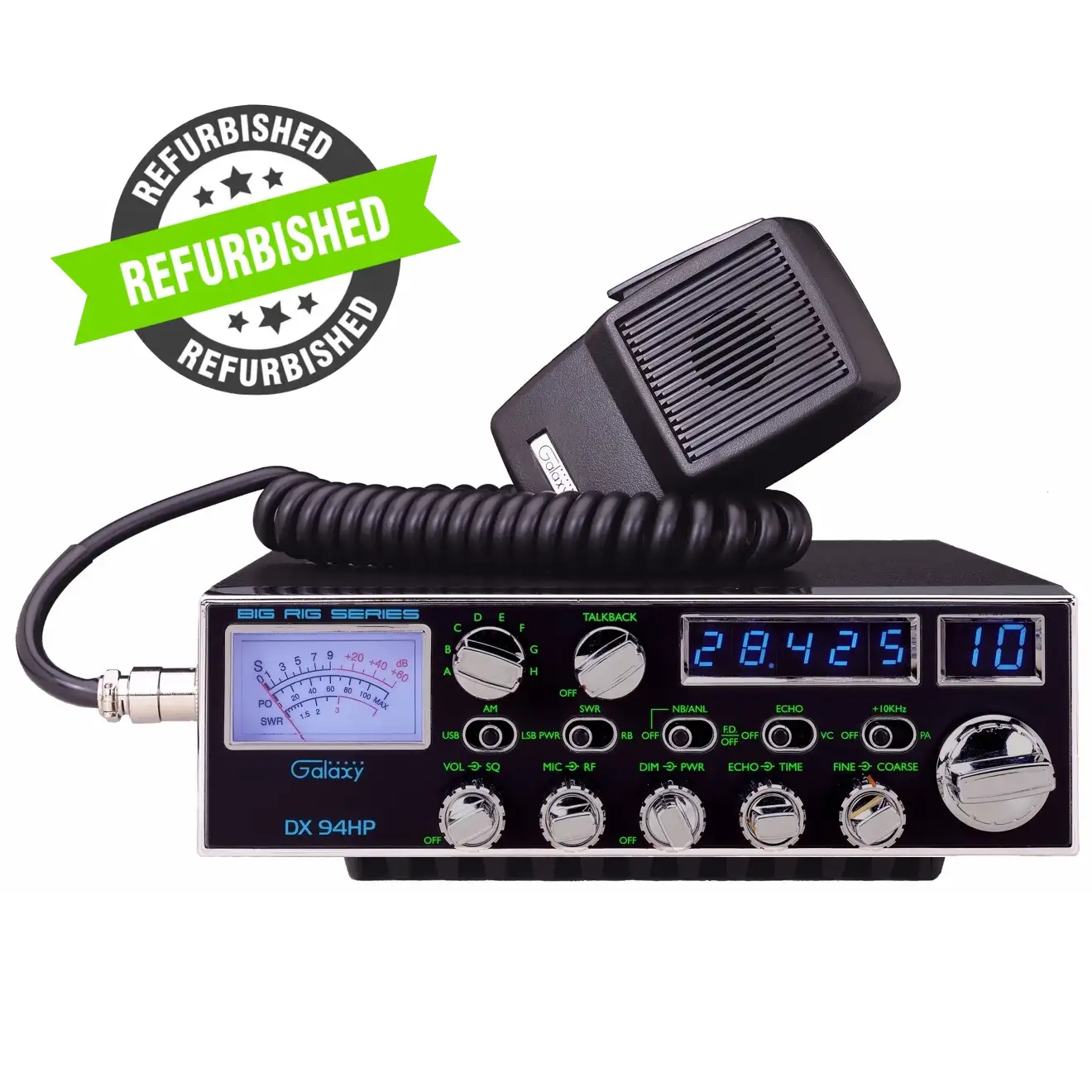 REFURBISHED Galaxy DX94HP 10 Meter Radio