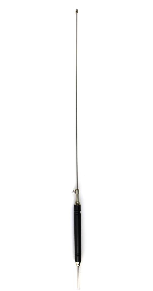 Hustler HQ27-B CB Antenna Black Load Coil with Stainless Steel Whip