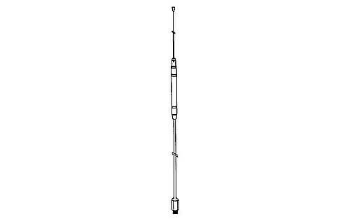 Hustler HQ27 Stainless Steel CB Antenna