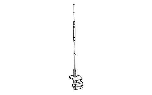 Hustler HQT 4 Single CB Antenna Kit - WHITE