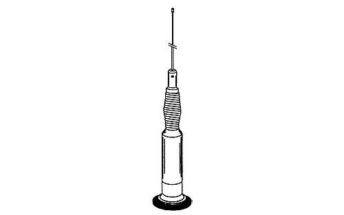 Hustler IC20B Roof / Deck Mount Antenna Kit